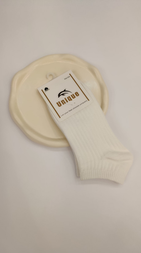 جوراب کبریتی دخترانه رنگ سفید